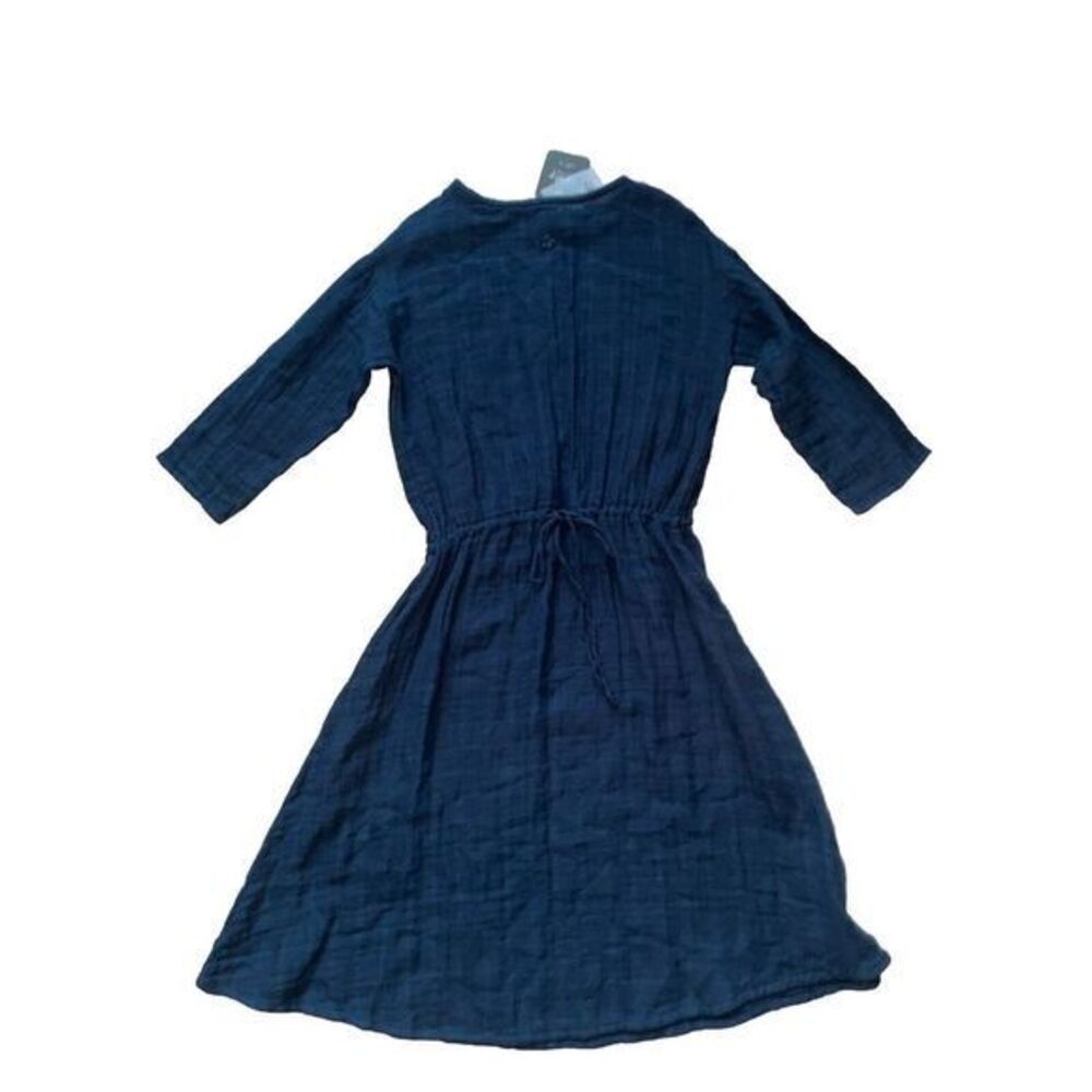 Tocoto Vintage NWT Navy Blue Dress Girls Size 6/7y